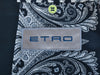 Etro Black Geometric Silk Dinner Jacket