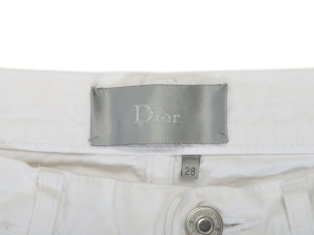 Dior by Kris Van Assche White Jeans