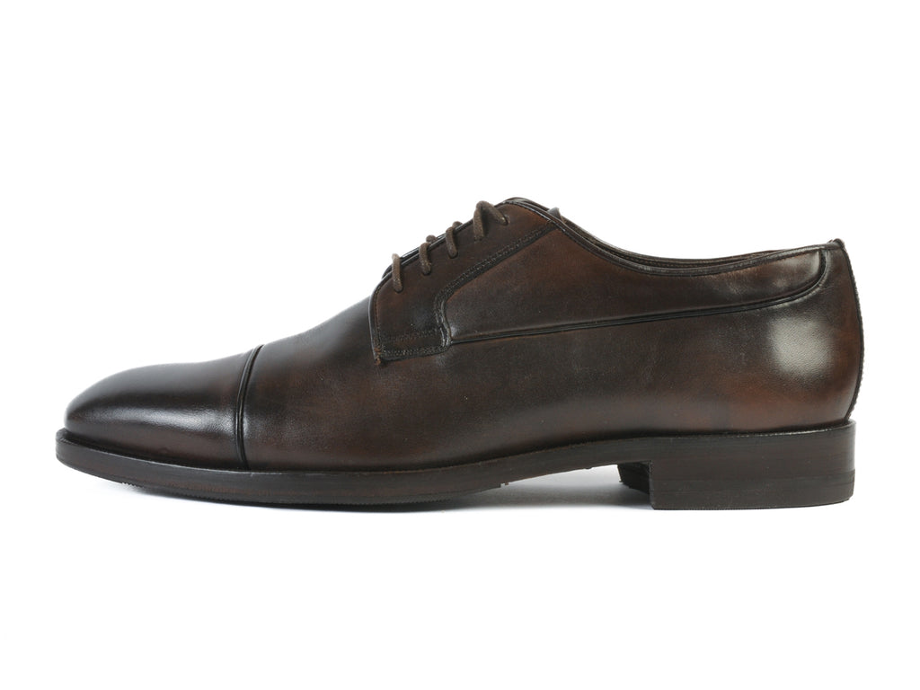 Canali Brown NIB Cap Toe Derby Shoes