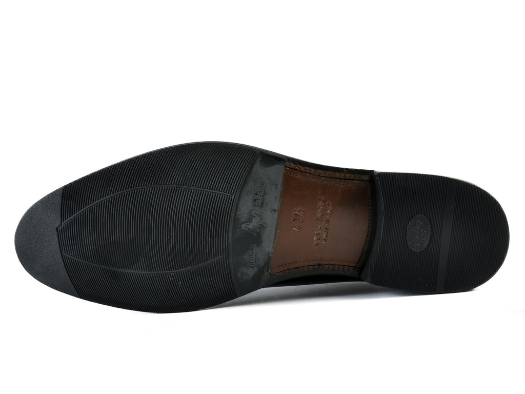 Canali NIB Black Oxford Shoes