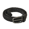Ermenegildo Zegna Chocolate Brown Suede Woven Belt