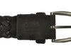 Ermenegildo Zegna Chocolate Brown Suede Woven Belt