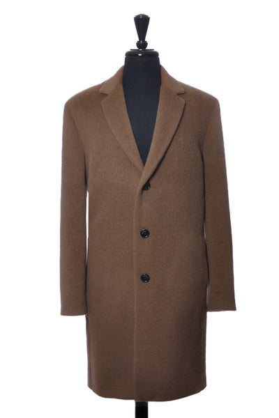 President’s Brown Alpaca Wool Egg Coat