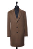 President’s Brown Alpaca Wool Egg Coat