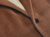 President’s Brown Alpaca Wool Egg Coat