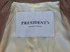 President’s Brown Alpaca Wool Egg Coat