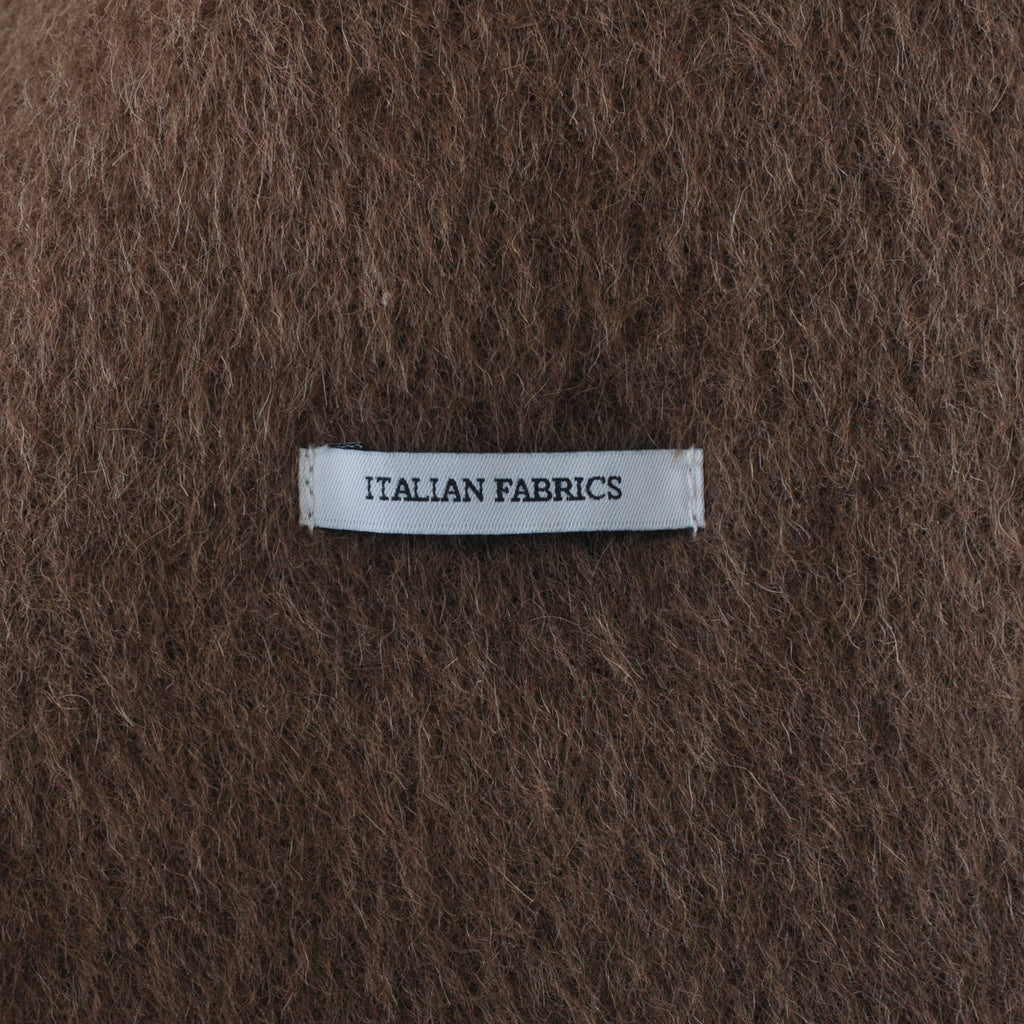 President’s Brown Alpaca Wool Egg Coat