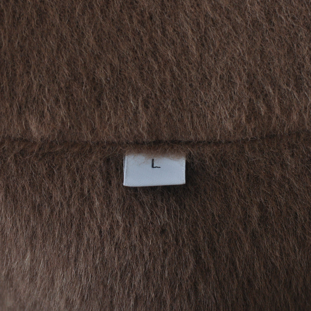 President’s Brown Alpaca Wool Egg Coat