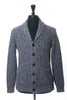 Brunello Cucinelli Lavender Gray Mix Cashmere Silk Cardigan