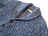 Brunello Cucinelli Lavender Gray Mix Cashmere Silk Cardigan