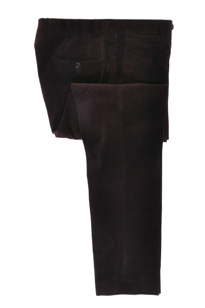 Ermenegildo Zegna Sartorial Brown Cashco Corduroy Pants