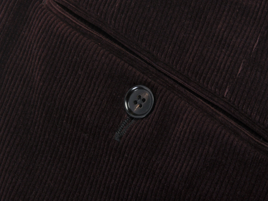Ermenegildo Zegna Sartorial Brown Cashco Corduroy Pants