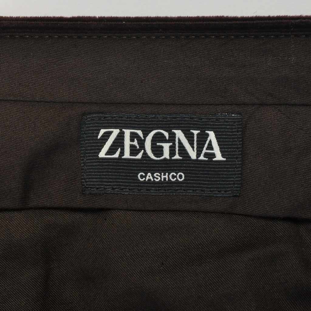 Ermenegildo Zegna Sartorial Brown Cashco Corduroy Pants