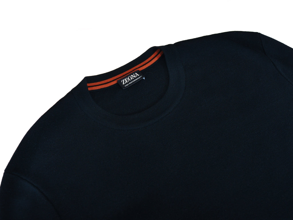 Ermenegildo Zegna Black High Performance Wool Sweater