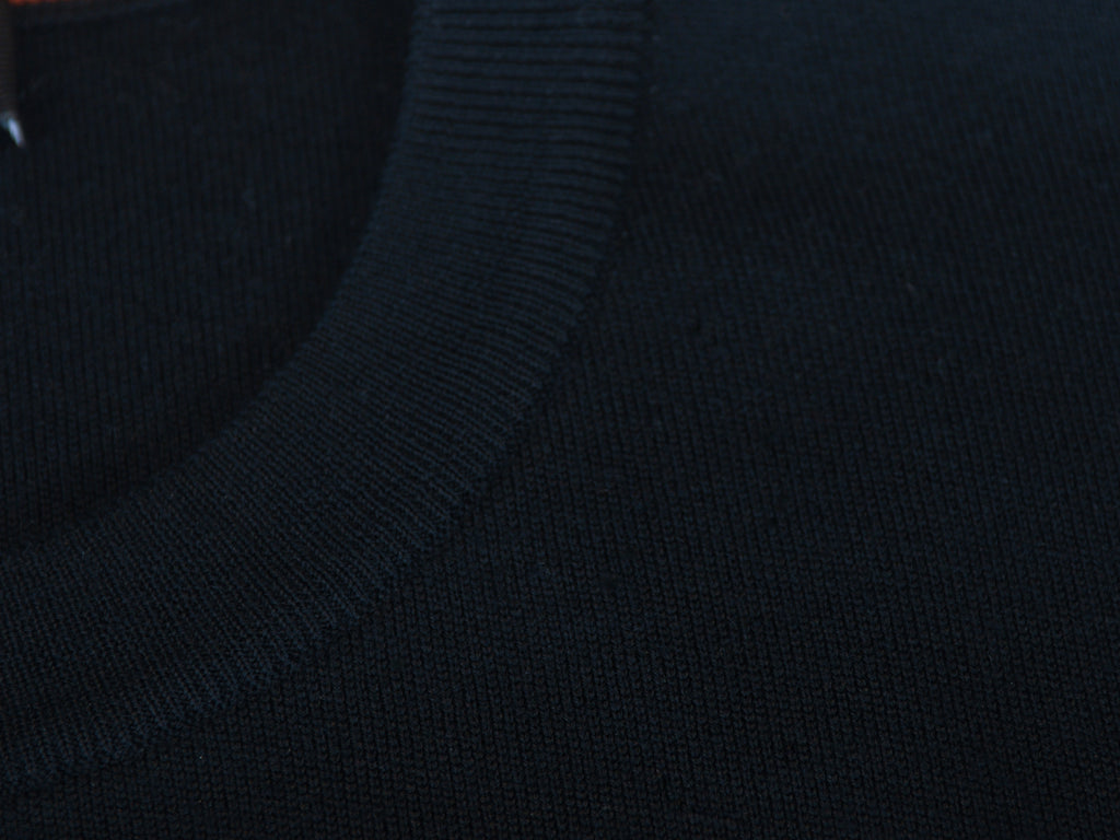 Ermenegildo Zegna Black High Performance Wool Sweater