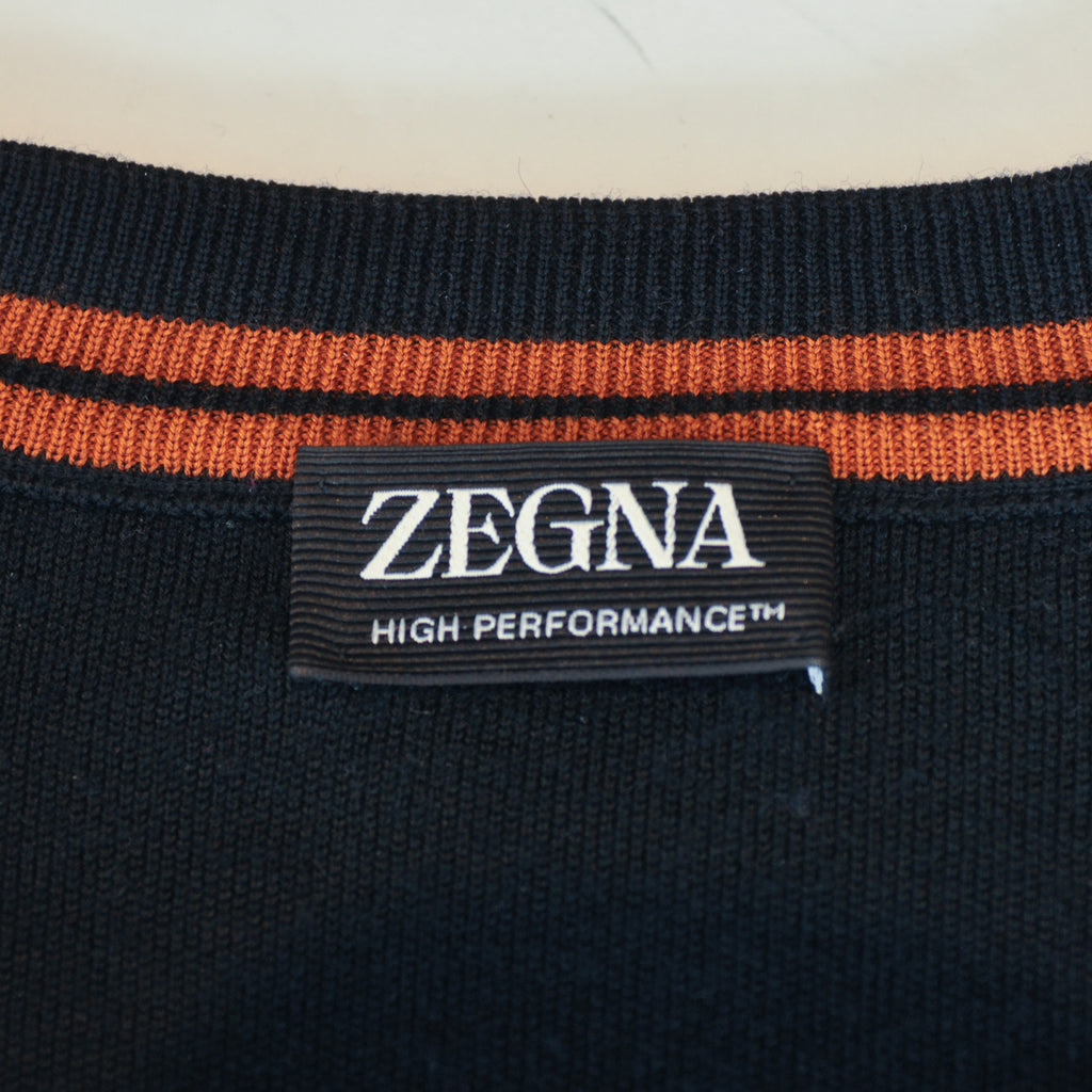 Ermenegildo Zegna Black High Performance Wool Sweater