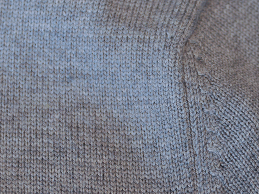 Gran Sasso Grey Wool Roll Neck Sweater