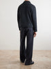 Officine Generale Charcoal Grey Goat Suede Liam Overshirt