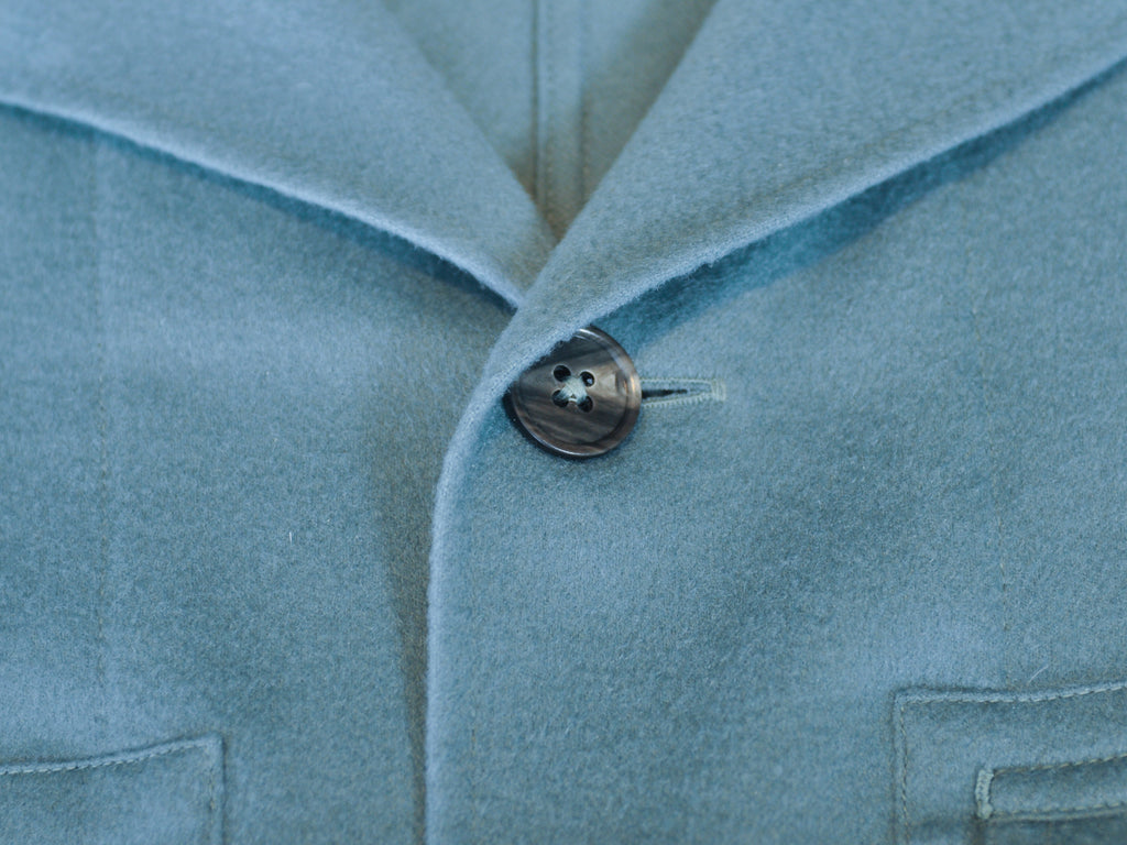Zegna Blue Oasi Cashmere Overshirt