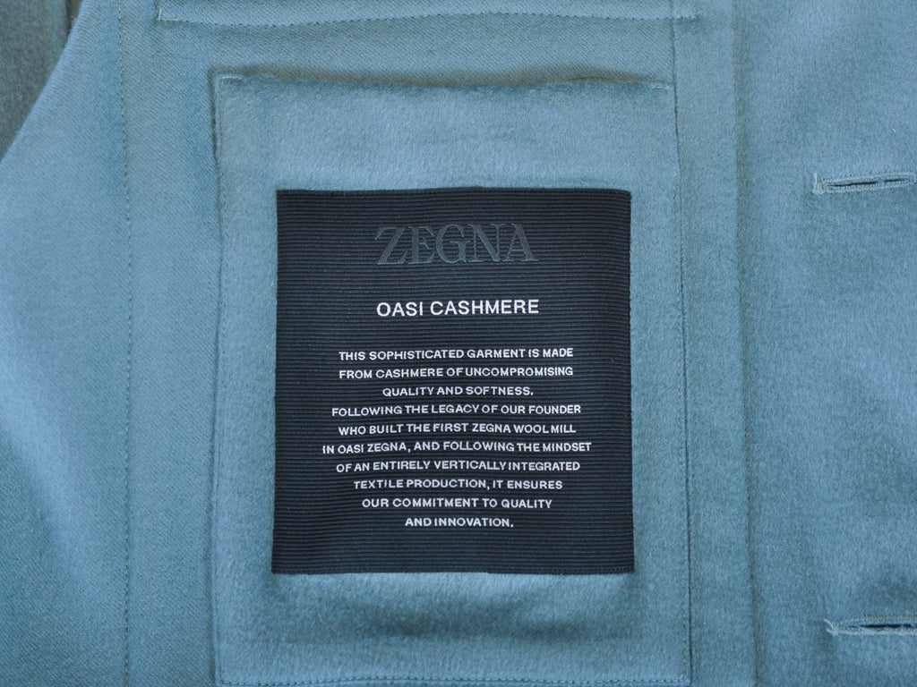 Zegna Blue Oasi Cashmere Overshirt