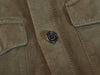Ralph Lauren Purple Label Green Lamb Suede Overshirt