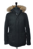 Ermenegildo Zegna Black Wool Down Parka