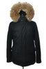 Ermenegildo Zegna Black Wool Down Parka