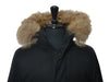 Ermenegildo Zegna Black Wool Down Parka