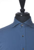 Brunello Cucinelli Blue Jersey Regular Fit Shirt
