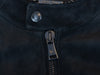 Ralph Lauren Purple Label Black Calf Suede Motorcycle Jacket