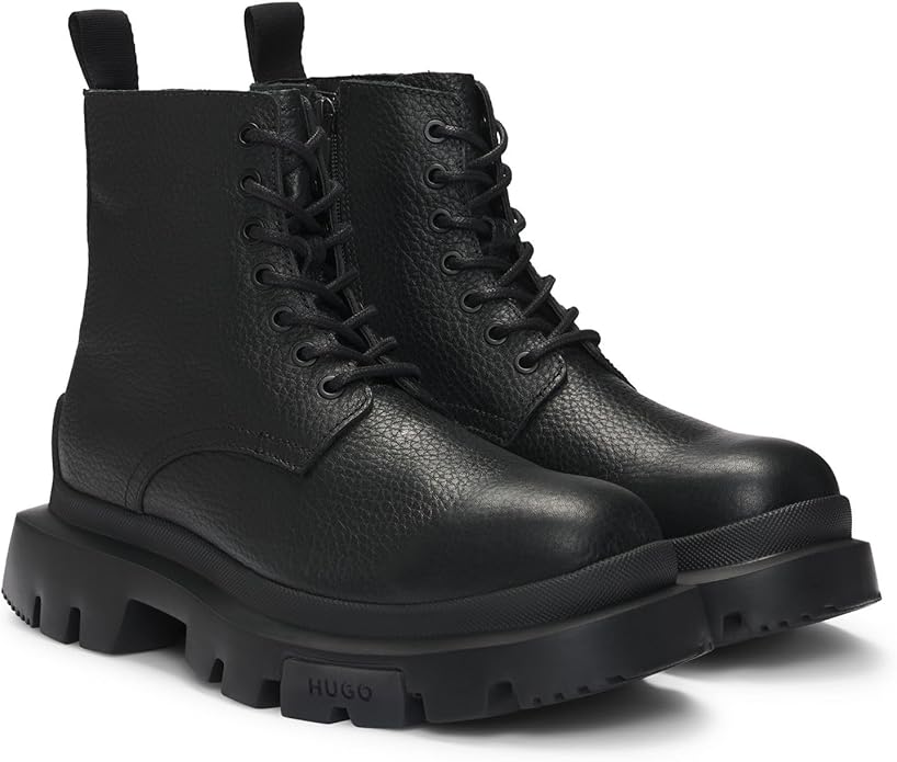 Hugo Boss NWOB Black Fabyan Halb Boots