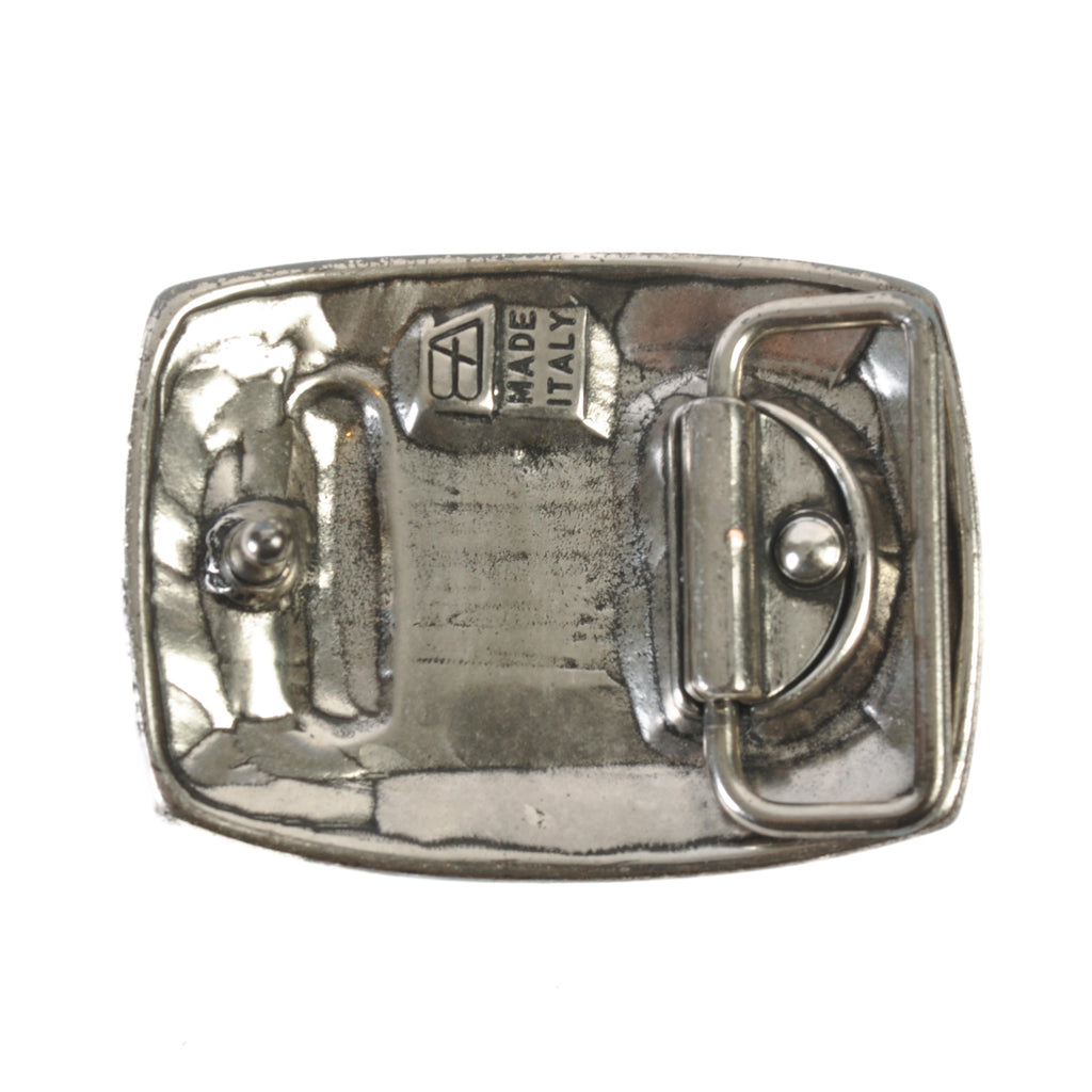 Elliot Rhodes London Floral Motif Rectangular Buckle