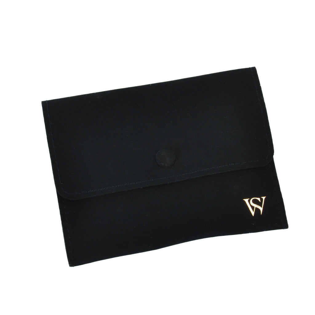 Stephen Webster London Black Braided Leather Bracelet