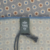 Eleventy NWT Grey Circle Print Wool Pocket Square