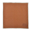 Eleventy NWT Brown Polka Dot Wool Pocket Square