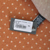 Eleventy NWT Brown Polka Dot Wool Pocket Square