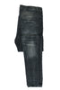 Purple Brand Black P0001 Button Fly Jeans