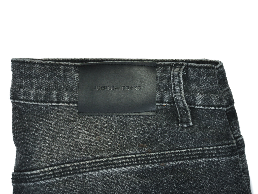 Purple Brand Black P0001 Button Fly Jeans