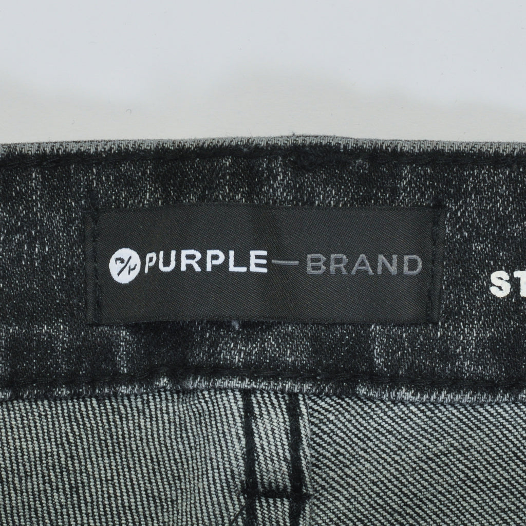 Purple Brand Black P0001 Button Fly Jeans