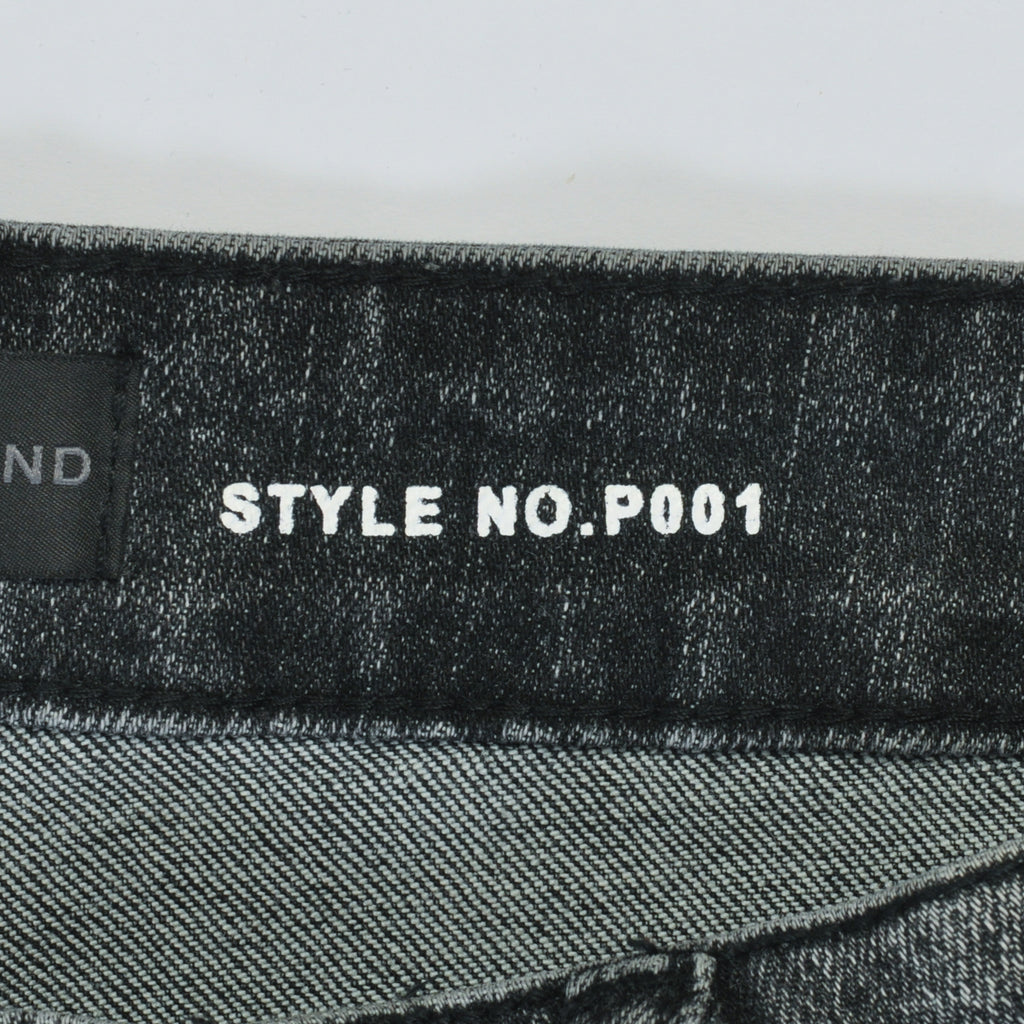 Purple Brand Black P0001 Button Fly Jeans