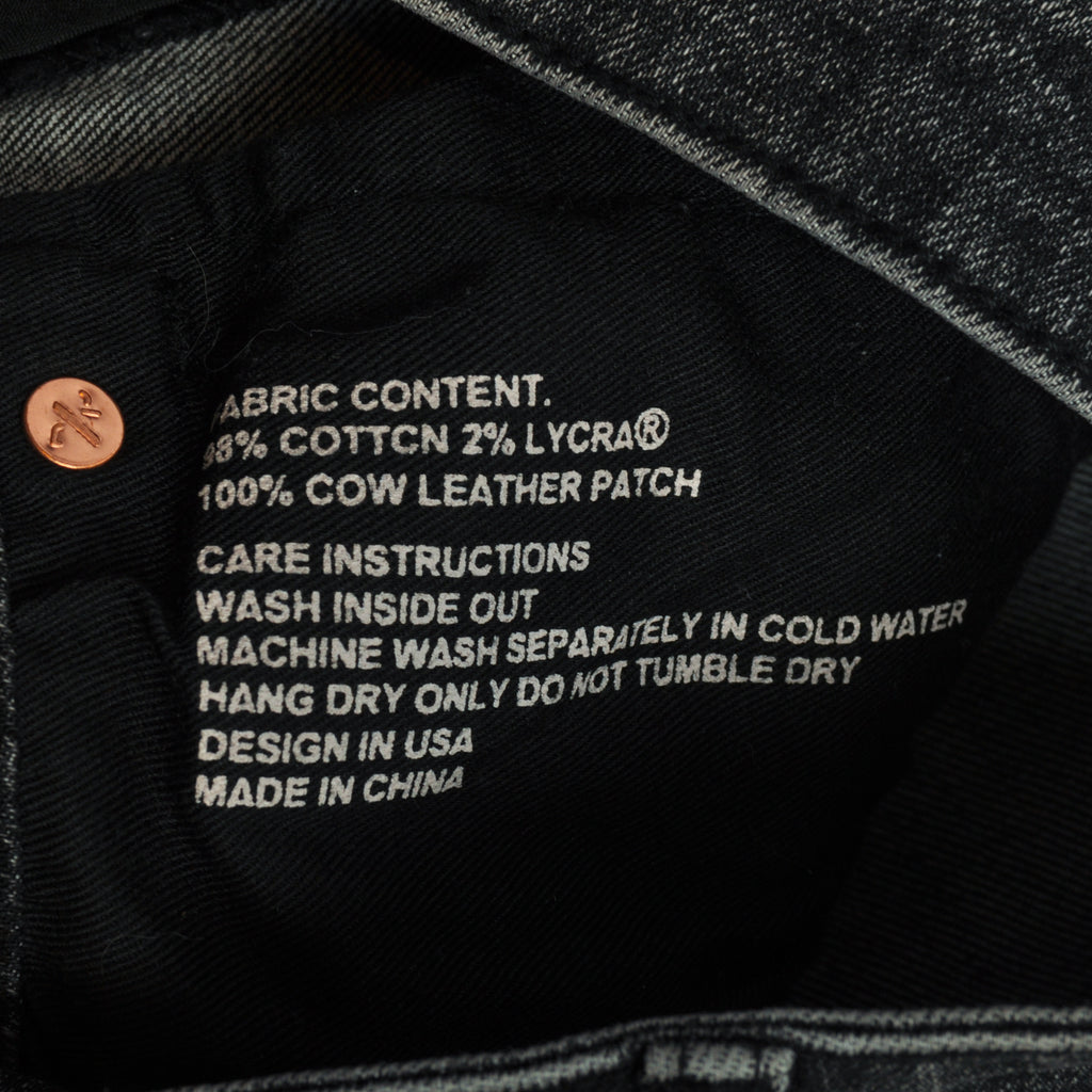Purple Brand Black P0001 Button Fly Jeans