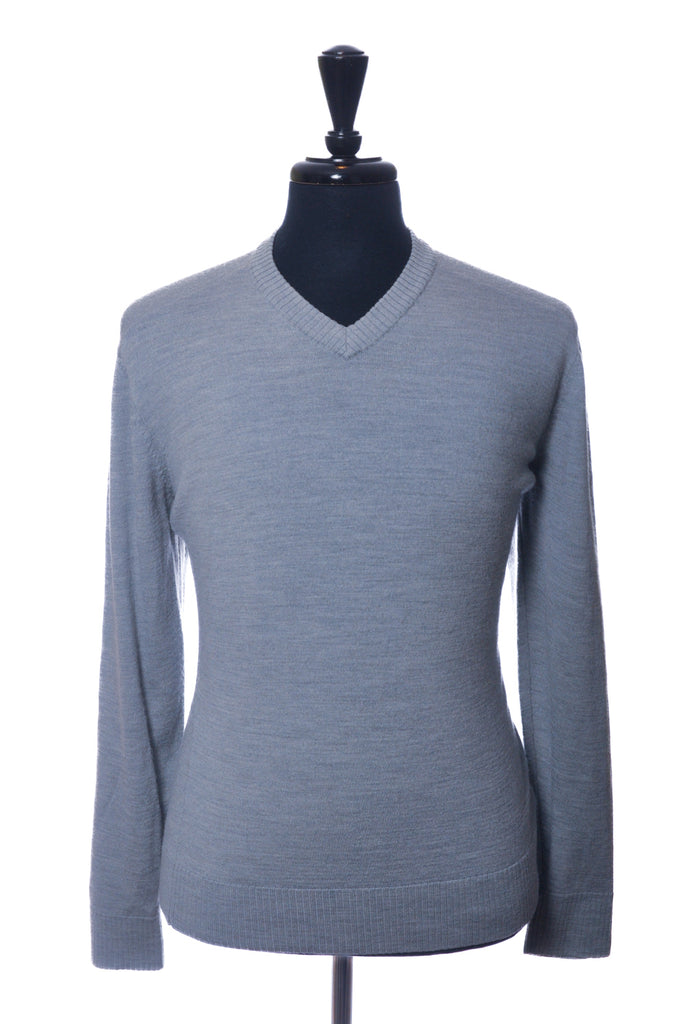 Smartwool Light Grey V-Neck Sweater