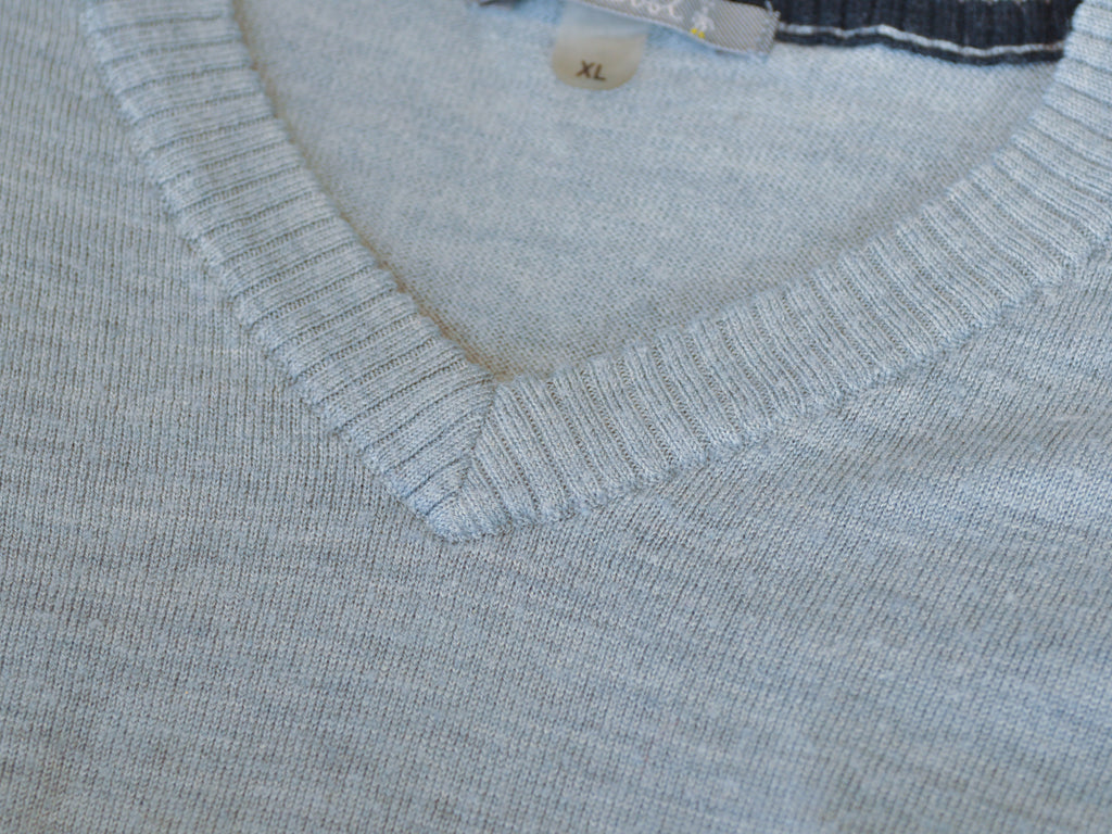 Smartwool Light Grey V-Neck Sweater