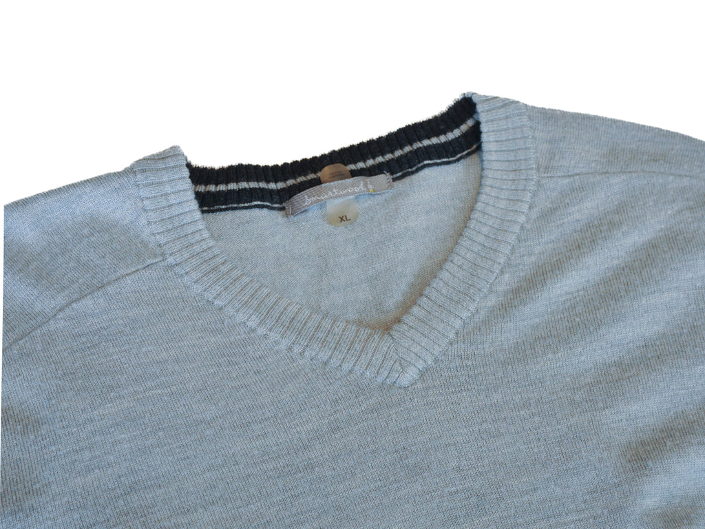 Smartwool Light Grey V-Neck Sweater