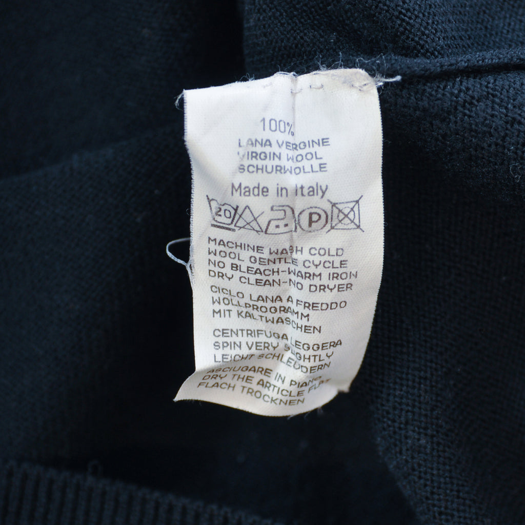 Gran Sasso Black Mock Neck Sweater