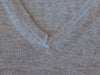 Profuomo Grey Merino Wool V-Neck Sweater