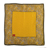 Berend DeWitt Golden Yellow Paisley Floral Pocket Square