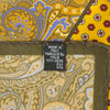 Berend DeWitt Golden Yellow Paisley Floral Pocket Square