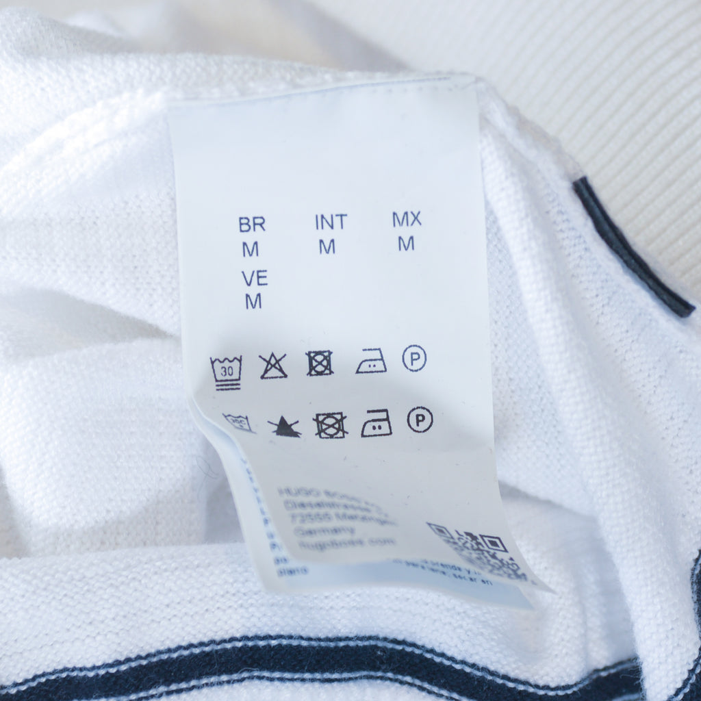 Hugo Boss Ivory Knit Emilio Polo Shirt