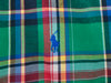 Polo Ralph Lauren Green Check Custom Fit Shirt